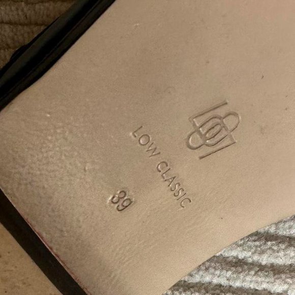 Low Classic Black Leather Oxford Shoes size 39 - Picture 7 of 8